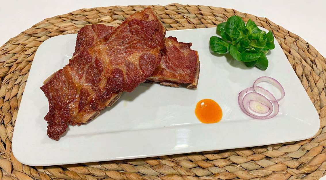 Costillas de cerdo cocidas